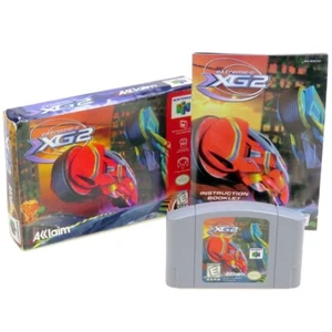 XG2 Extreme G 2 N64 Nintendo 64 NTSC Cart Manual Box Complete look somewhat used - Picture 1 of 5