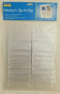 Cropper Hopper Zip-N-Flip Medium  Multi-Pocket Organizer Scrapbook Organizer New - Image 1 of 4