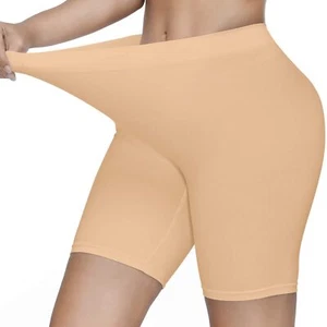 Slip Shorts for Women Smooth Seamless Slip Shorts for Under Dresses Stretch W... - Picture 1 of 6