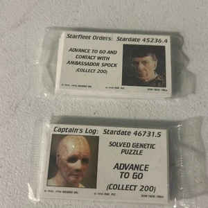 Monopoly Star Trek The Next Generation Spiel Ersatzteile - Captains Log An - Bild 1 von 2