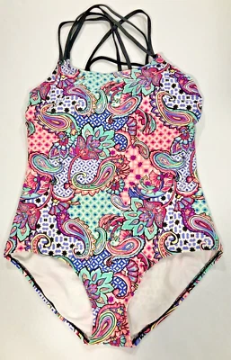 Traje de baño de una pieza con estampado de cachemira Catalina para mujer talla XL (16-18) Foto 1 de 4