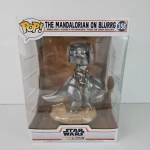 Funko POP! Figura de vinilo Star Wars The Mandalorian on Blurrg #358 juguete para niños - Imagen 1 de 8