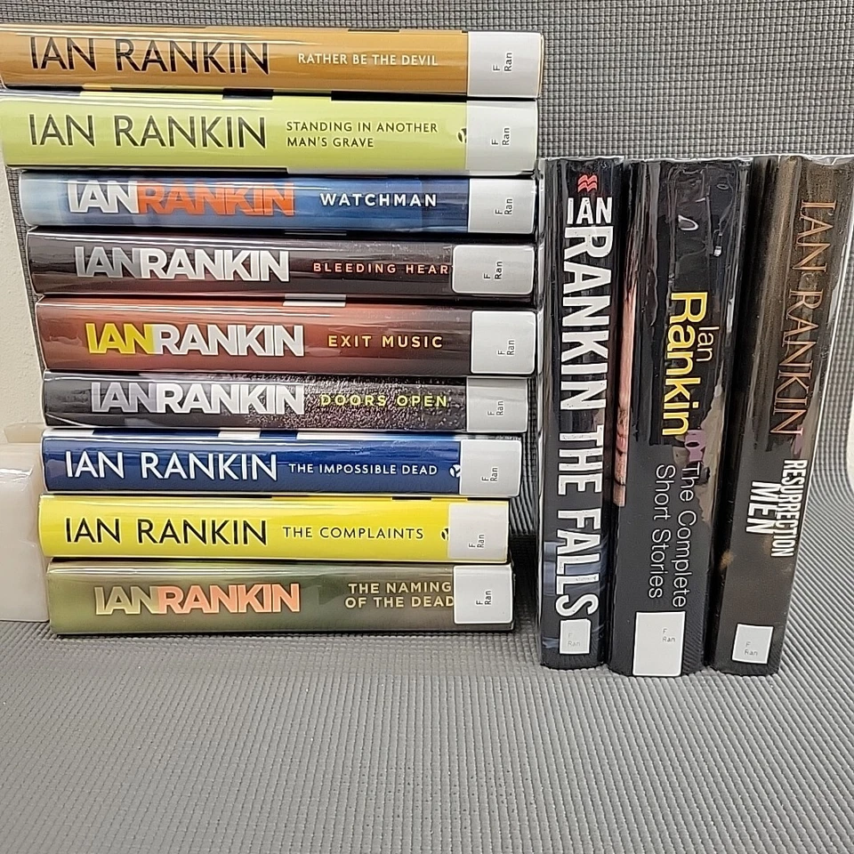 IAN RANKIN MYSTERIES HC DJ 6 Rebus 2 Fox 2 other novels & the short story LOT 12 - Image 1 of 4