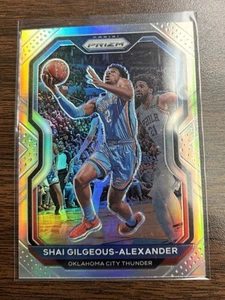 2020-21 Panini Prizm Shai Gilgeous-Alexander Silver Prizm HOLO #118 Second Year - Picture 1 of 2