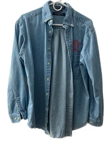 Keybank (OH) Image is Everything Denim Shirt by Devon Jones, Men's M, Vintage - Picture 1 of 7