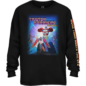 Transformers The Movie Anniversary Cover Adult T-Shirt - Picture 1 of 1