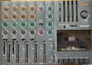 TASCAM Porta Seven MiniStudio 4 Track Cassette Recorder For Parts W/manual - Picture 1 of 6