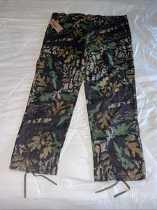 Vintage Camouflage Cargo Hose Herren XXL Trebark Big Woods Baggy Jagd - Bild 1 von 8