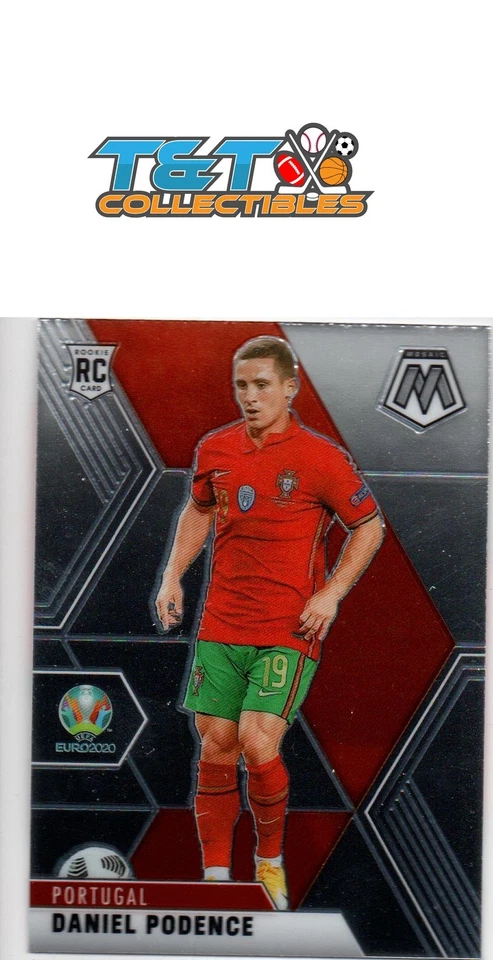 2021 Panini Mosaic UEFA EURO 2020 #157 Daniel Podence Portugal RC - Image 1 of 1