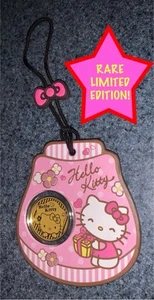 2017 Licensed Sanrio Hello Kitty Solid Gold 0.18g Au999 CTF China Coin Bow Charm - Picture 1 of 24