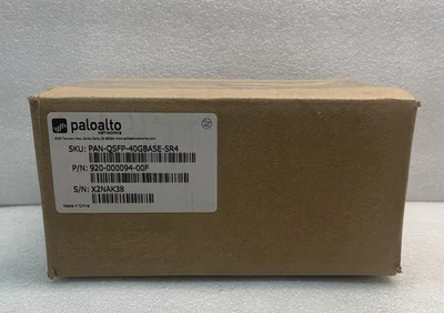 New Palo Alto PAN-QSFP-40GBASE-SR4 40Gb 920-000094-00F - Image 1 of 3