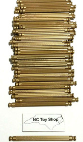 100 Rare K'NEX Gold Metallic Rods 3-7/16" (Yellow Size) Standard Parts KNEX 86mm