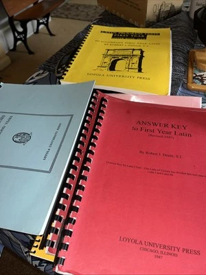 Loyola University Latin Instructional Packet Including Tests, Teachers edition - Image 1 of 4