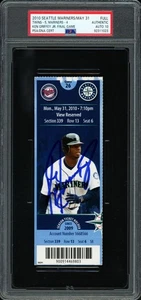 Ken Griffey Jr. Signed 2010 Final Game Ticket Mariners Sig 10 PSA/DNA #92311023 - Picture 1 of 2