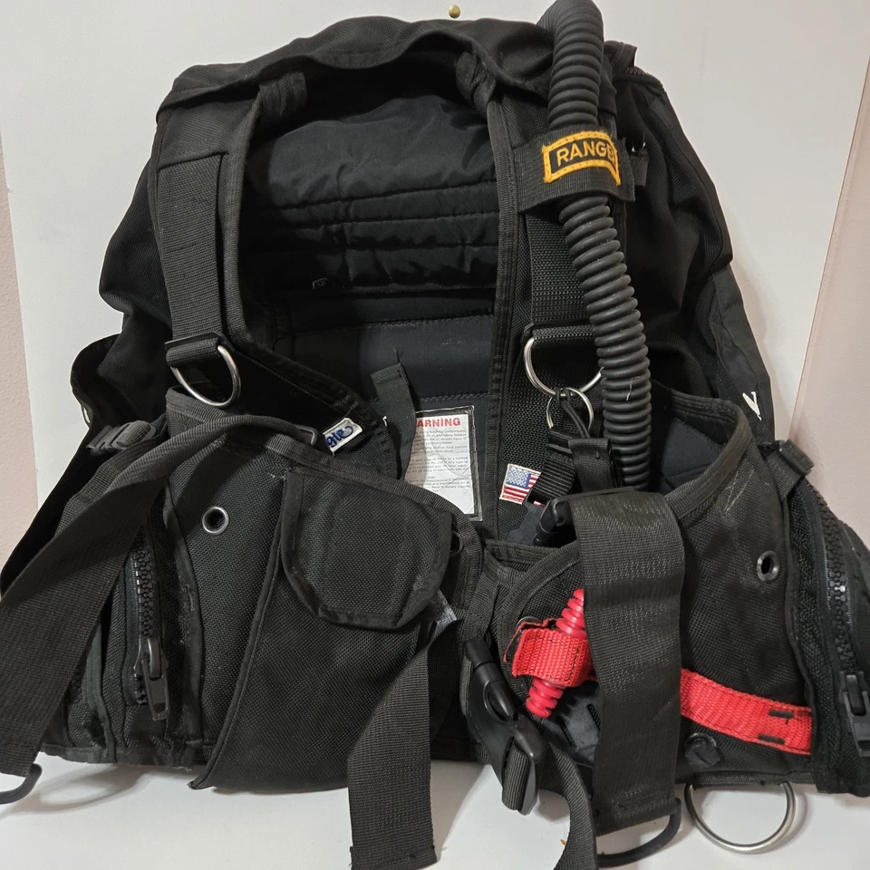 Zeagle Ranger BC BCD Peso Integrado Rip Cord Arnés Ala Montaje Lateral Foto 1 de 4