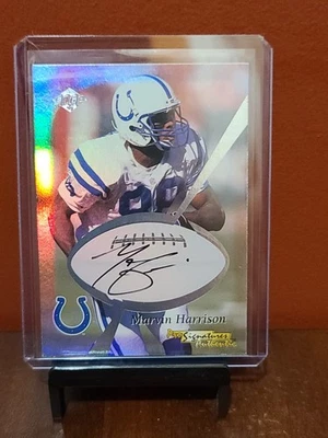 РЕДКАЯ 1999 Марвин Харрисон 1-е место края подпись подлинности автокарта - Изображение 1 из 4