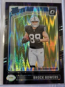 2024 Panini Donruss Optic Purple Shock RC #215 BROCK BOWERS Rated Rookie 🔥 - Picture 1 of 1