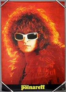 MICHEL POLNAREFF – mega rare vintage original 1972 Epic Records promo poster - Picture 1 of 3