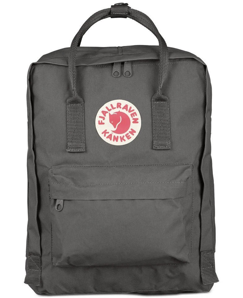 Mochila Fjallraven Kanken V5813 Unisex Resistente al Agua Super Gris 16L Foto 1 de 3