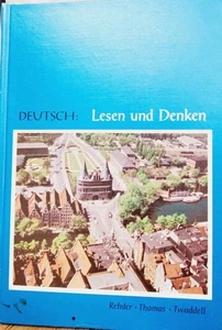 Deutch : Lesen und Denken Rehder Thomas Twaddell 1964 HC Holt Rinehart & Winston - Picture 1 of 11