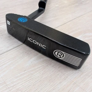 Rife Iconic One Blade Putter Satin Black Steel Shaft Left Handed 34" Bad Grip - Picture 1 of 12