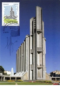 France.carte Maximum.AM11990.28/10/2011.Cachet Royan.eglise Notre Dame De Roya - Bild 1 von 2