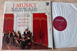 PHILIPS CXL.15000 I MUSICI MUSIC OF THE ITALIAN MASTERS LP (1969) EX- MAROON - Picture 1 of 5