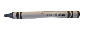 Kadettenblau Crayola Buntstift unbenutzt Binney & Smith New York selten 1990 Vintage - Bild 1 von 6