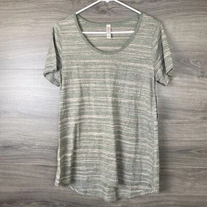 Lularoe Classic T-Shirt Damen Größe S gestreift T Shirt neutrale Farbe - Bild 1 von 6