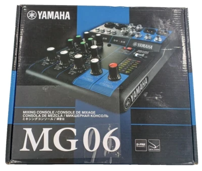 YAMAHA MG06 Mixer MG Serie 6CH Modell Neu aus Japan - Bild 1 von 4