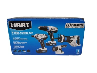 HART  HPCK402B  4 TOOL 20V COMBO KIT  (129269-2 AO N2) - Image 1 of 4