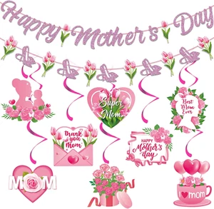 Happy Mother'S Day Decorations, Mother'S Day Party Decorations Supplies Glitter - Picture 1 of 7
