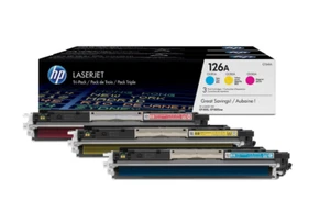 3x Oryginalny kolorowy toner HP 126A (CE311A CE312A CE313A) - Darmowa wysyłka! - Zdjęcie 1 z 4
