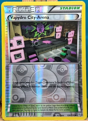 POKEMON - Plasma Sturm - Vapydro City-Arena - 126/135 - REVERSE HOLO - deutsch - Bild 1 von 2