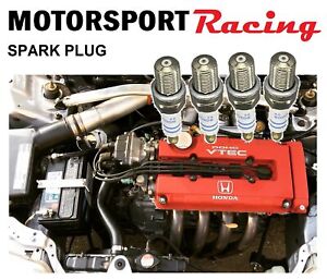 Genuine BOSCH Racing Spark Plug 4PCS For 1992-2001 Acura Integra GSR 1.7L Engine