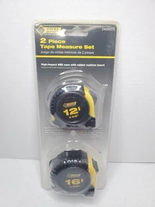 Steel Grip 2 Piece Tape Measure Set 12' & 16' New - Picture 1 of 3
