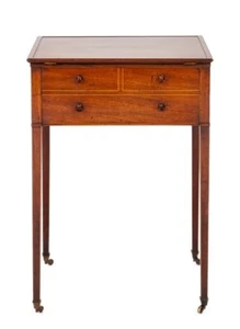 Regency Reading Table Antique Mahogany Side 1800 - Picture 1 of 5