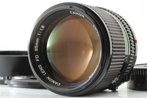 [MINT w/ BW-52A] Canon New FD NFD 85mm f1.8 MF Lens From JAPAN