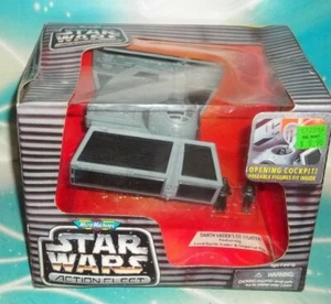 star wars ACTION FLEET DARTH VADER'S TIE FIGHTER W VADER & PILOT MINI FIGURES - Picture 1 of 1