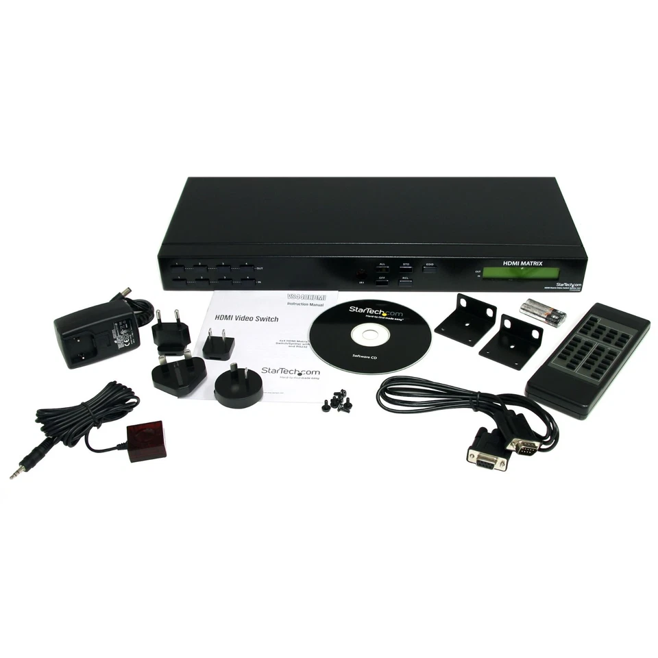 Startech 4x4 HDMI Matrix Video Switch Splitter with Audio (VS440HDMIc) - Image 1 of 4