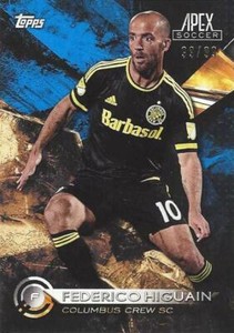 2016 Topps Apex Major League Soccer Base Card Blue Parallel /99 (21 - 40) - MLS