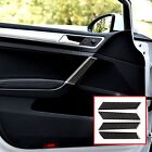 For Vw Golf 7 Gti Mk7 2013-2017 Real Carbon Fiber Door Pull Cover Trim 4Pcs