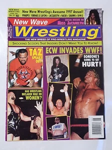 JUNE 1997 NEW WAVE WRESTLING MAGAZINE TAZ RAVEN ECW IRON SHEIK & MORE - Picture 1 of 2