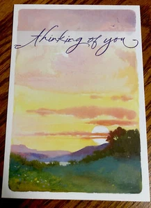 With Sympathy Thinking Of You Heal Your Sorrow 5”x7” Hallmark Greeting Card - Picture 1 of 4