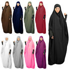 Ramadan Abaya Hooded Prayer Dress Muslim Women Abayas Islamic Robe Kaftan Khimar