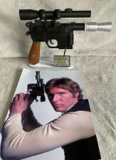 1:1 Scale - 3D Printed Han Solo DL-44 Blaster + Stand Cosplay/Prop/Collectable 
