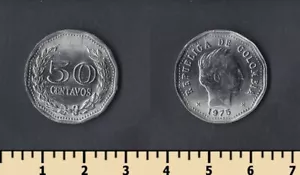 Colombia 50 centavo 1975 - Picture 1 of 1