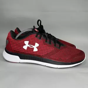 Under Armour Charged Lightning Shoes Men's 10.5 Red Running Athletic Sneakers - Picture 1 of 12