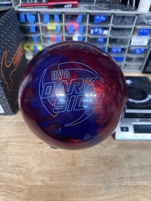 USED - Ball - 15lb - DV8 - "DARK SIDE" DRILLED WEIGHT - 14lb 13oz - Image 1 of 4