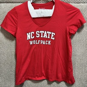 North Carolina State Wolfpack Champion Women’s Shirt Red Size 2XL - Picture 1 of 4